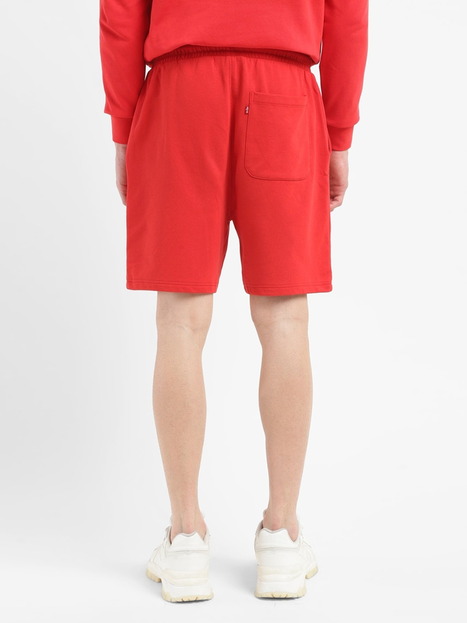 Levi's Red Cotton Regular Fit Shorts