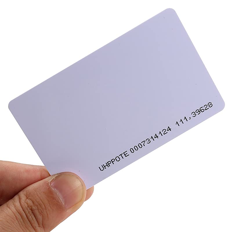 Contactless 125kHz RFID Proximity Smart Card 08mm thick for Access Control System Time Attandance Read only Pack of 100