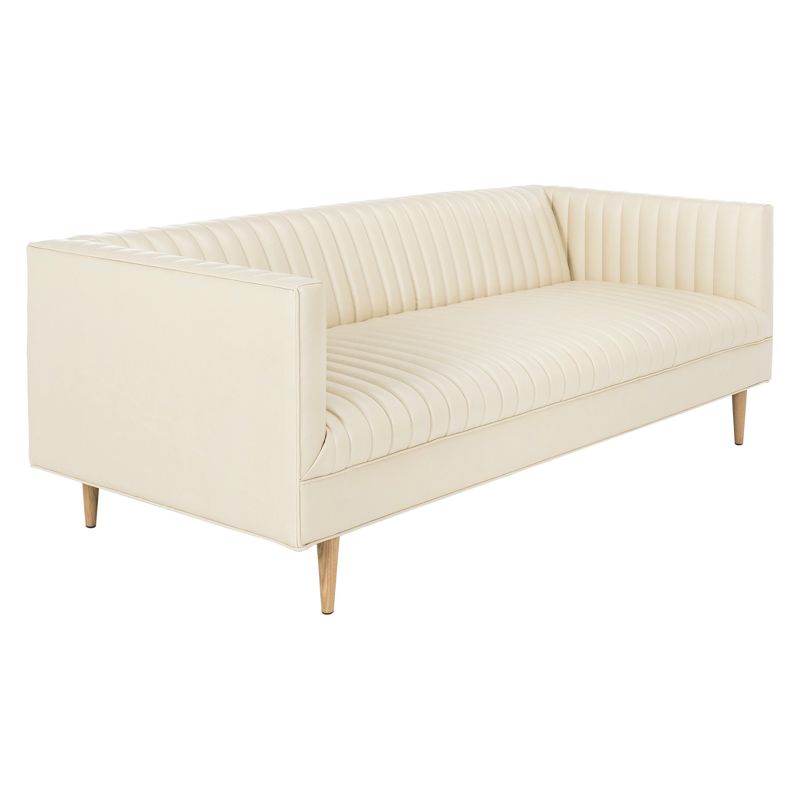 Byron Faux Leather 2 Seater Reclining Loveseat Dark Brown - Baxton Studio