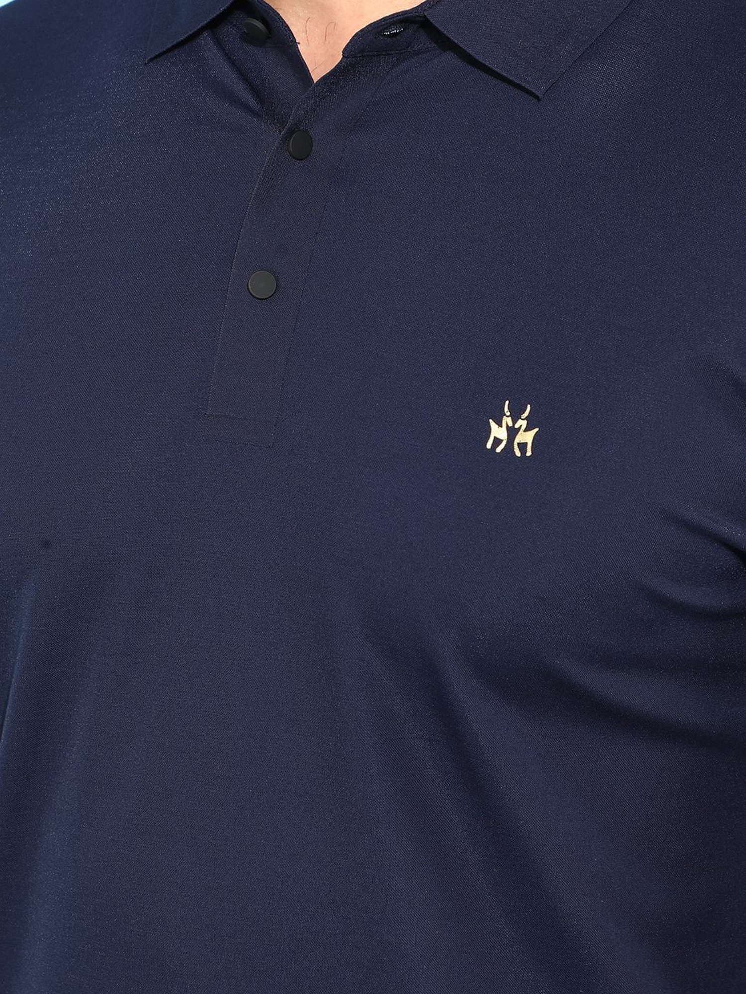 Crimsoune Club Navy Slim Fit Polo T-Shirt