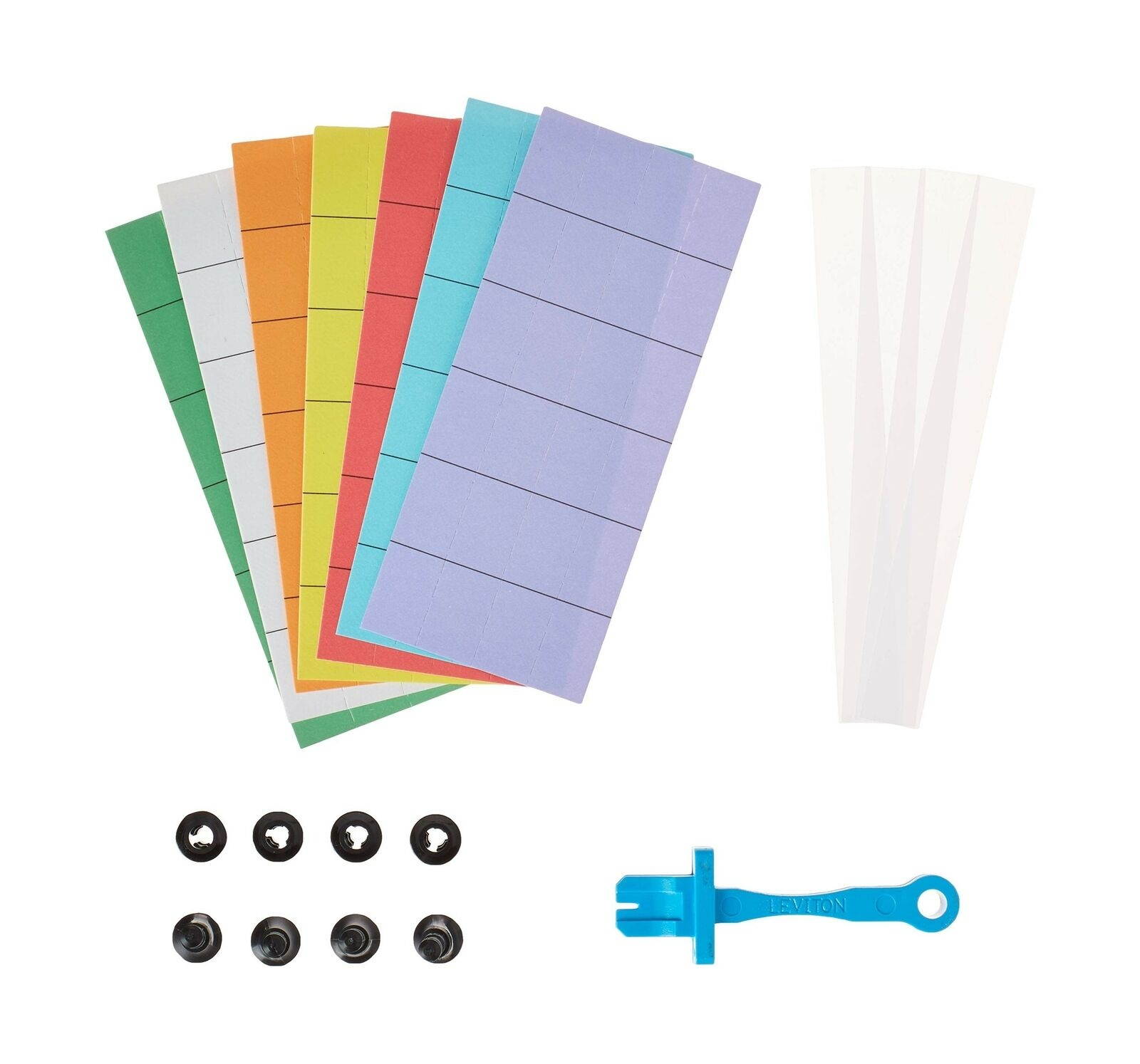 Leviton 476TM-624 Twist and Mount Patch Panel, 24 CAT 6 Ports 24 Port