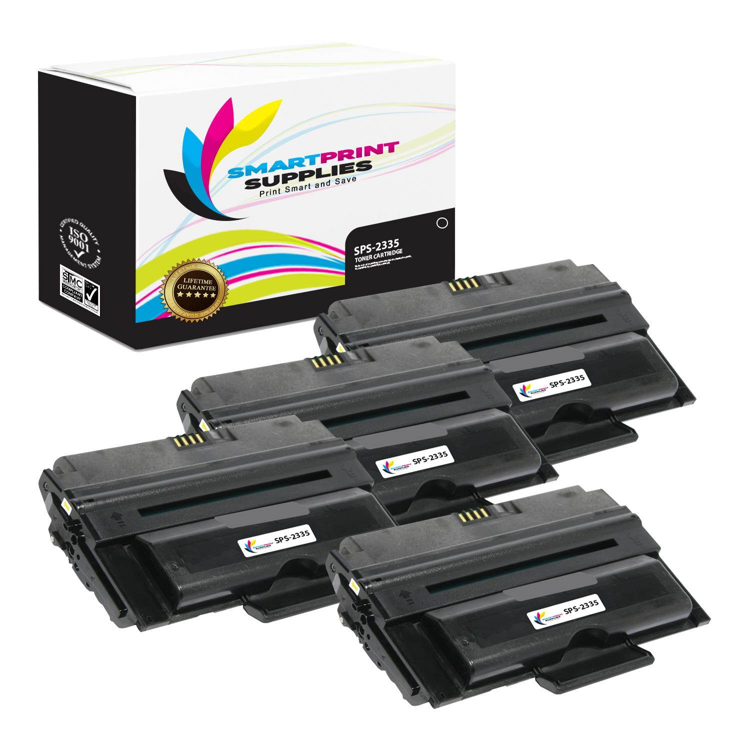 Smart Print Supplies Compatible 330-2209 Black High Yield Toner Cartridge Replacement for Dell 2335DN 2235XC+A1393 Printers (6,000 Pages) - 4 Pack