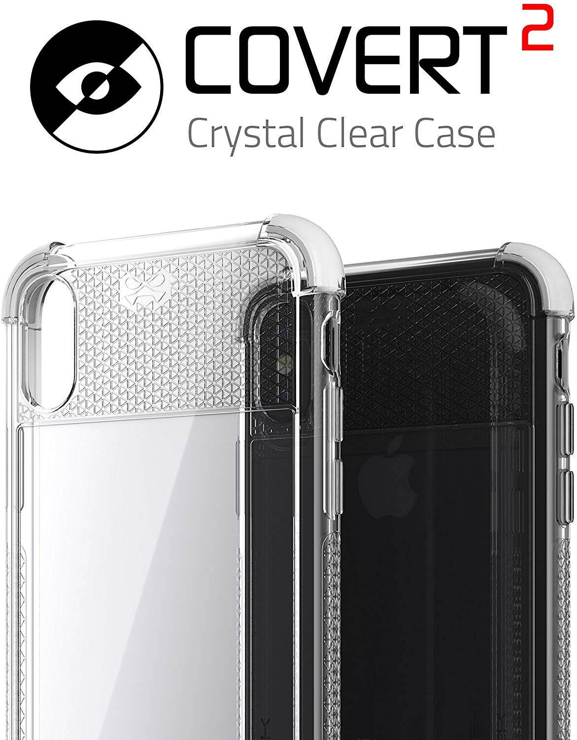 Moshi Vitros Clear Case for iPhone 11 - For Apple iPhone 11 Smartphone - Clear, Raven Black - High Gloss