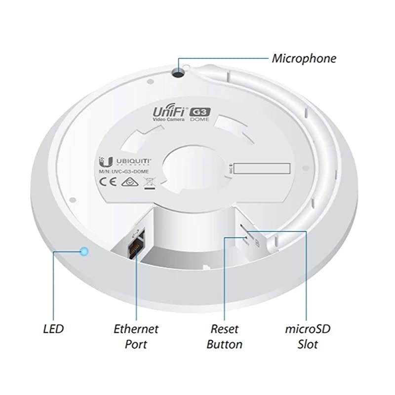 UVC-G3-DOME Wide-Angle 1080p Network Camera with Infrared (White)