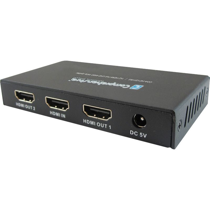 Comprehensive 1x2 HDMI Full UHD 4K60 18Gb Splitter - 4096 x 2160 - HDMI In - HDMI Out - Metal