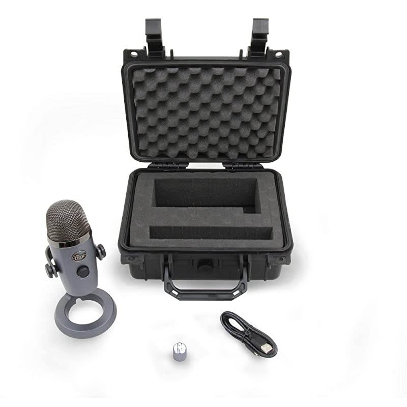 Mic Case Compatible with Blue Yeti Nano USB Microphone Small Blue Yeti Nano Accessories, Includes Case Only, Does Not fit Original Blue Yeti Mic