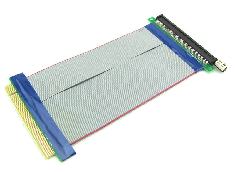 PCI-E 16X to 16X Riser Extender Card Adapter PCIe 16X PCI Express Flexible Cable
