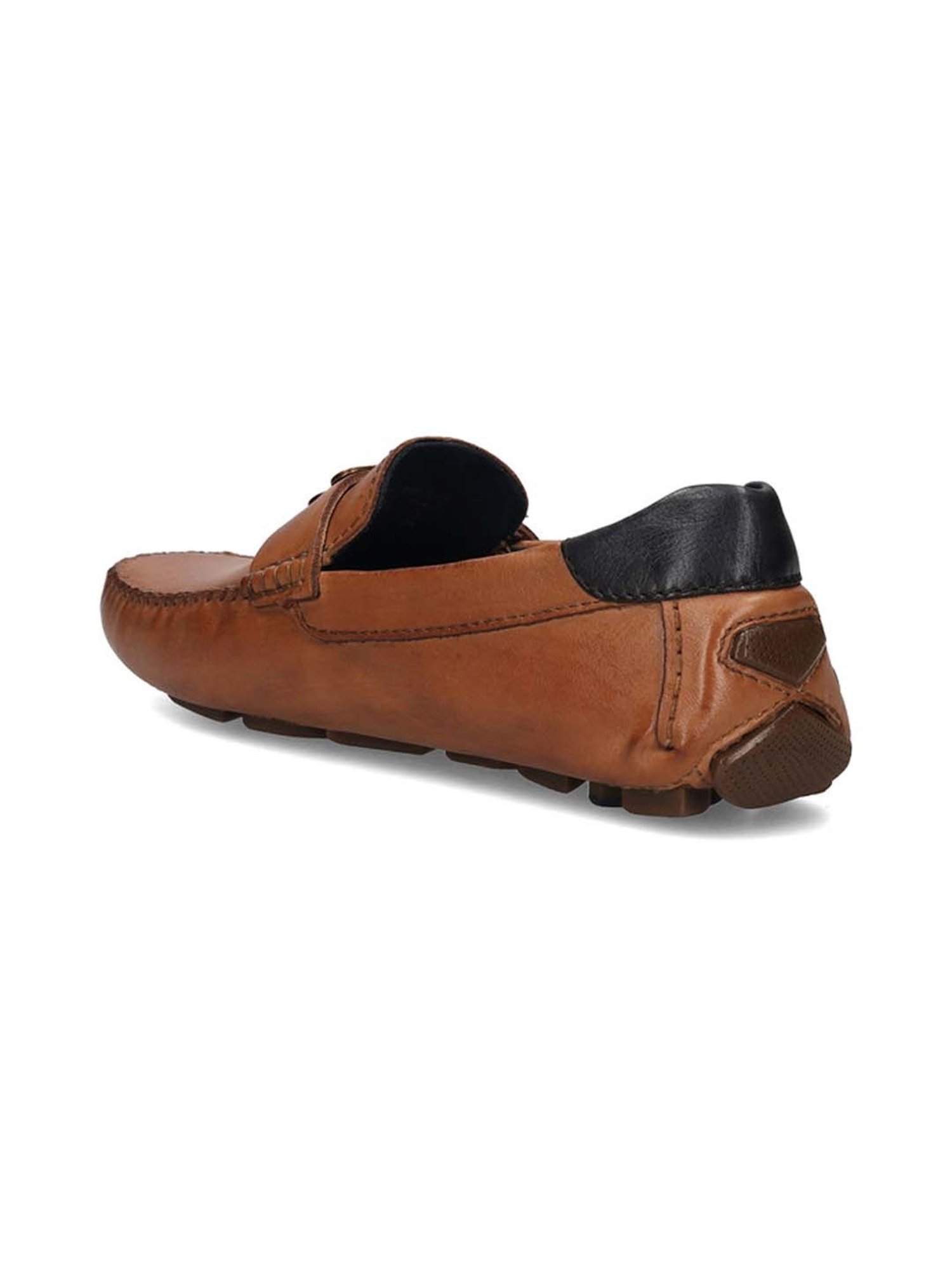 BAGATT Men's Hexa Cognac Casual Loafers