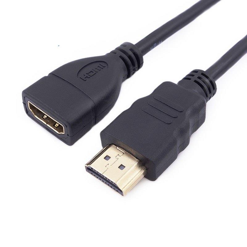 HDMI Extension Cable male to female  HDMI 1080p 3D 1.4v HDMI M/F Extended Cable for HD TV LCD Laptop PS3 Projector