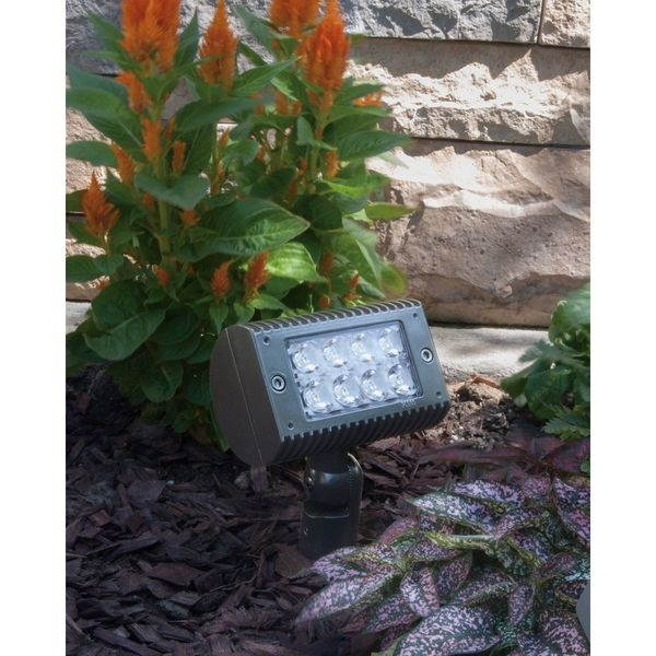 HUBBELL LIGHTING - KIM EL218S3/8L3KUV/BL LED Accent Light,10W,CRI 80,927L,3000K