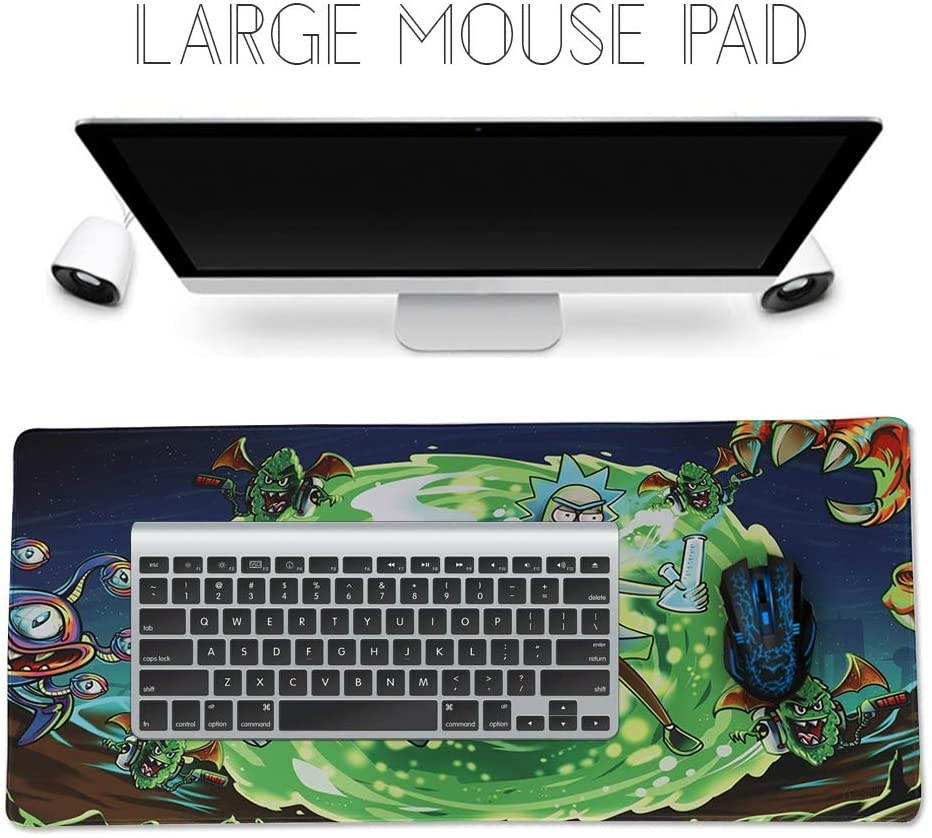 Professional Large Gaming Mouse Pad Extended Mouse Mat Waterproof Mouse Pad with Non-Slip Rubber Base Game Mouse Mat Ideal for Desk Cover, Computer Keyboard, PC and Laptop (90x40 daguaiY38)