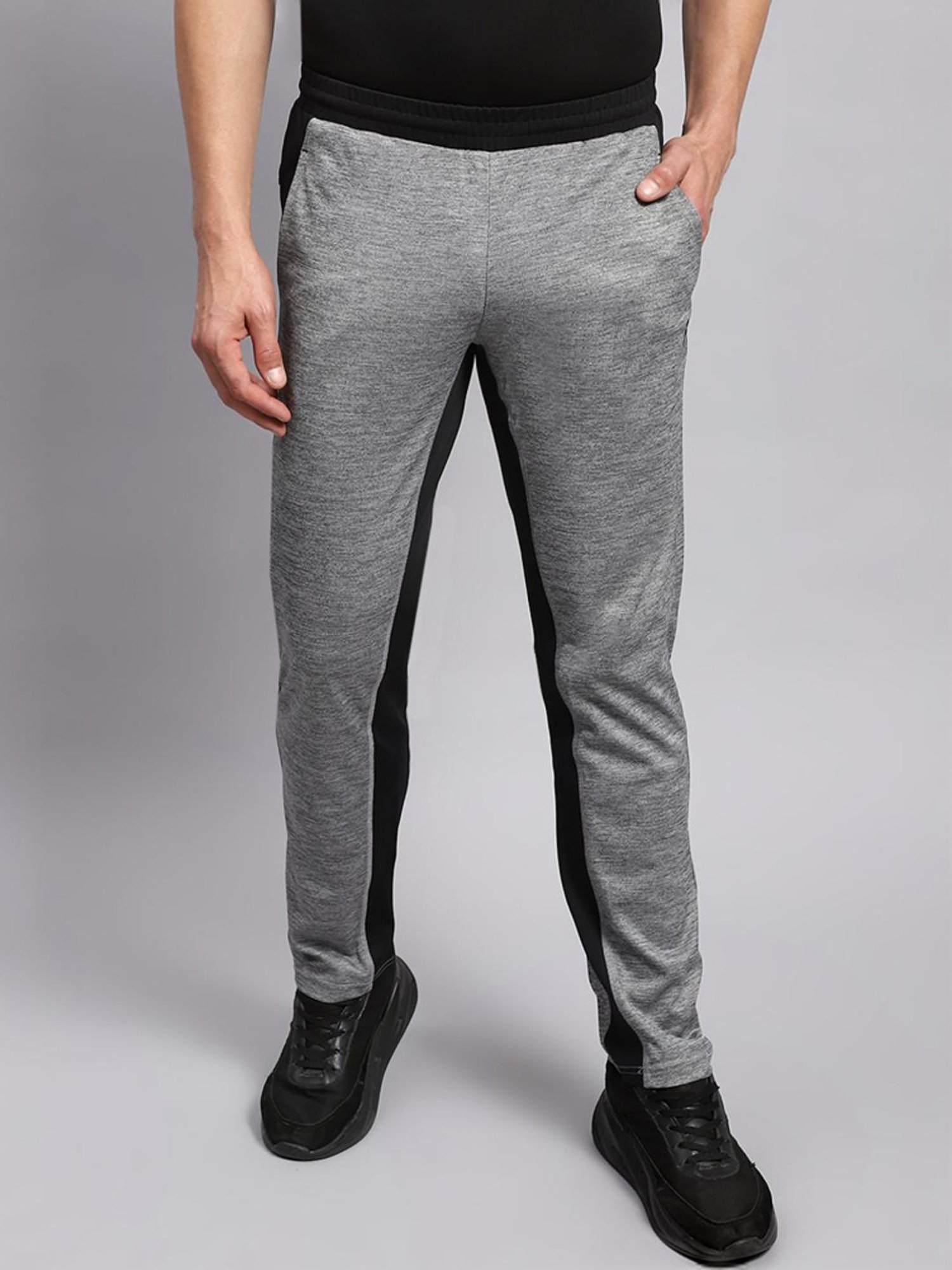 Rock.it Grey Regular Fit Trackpants