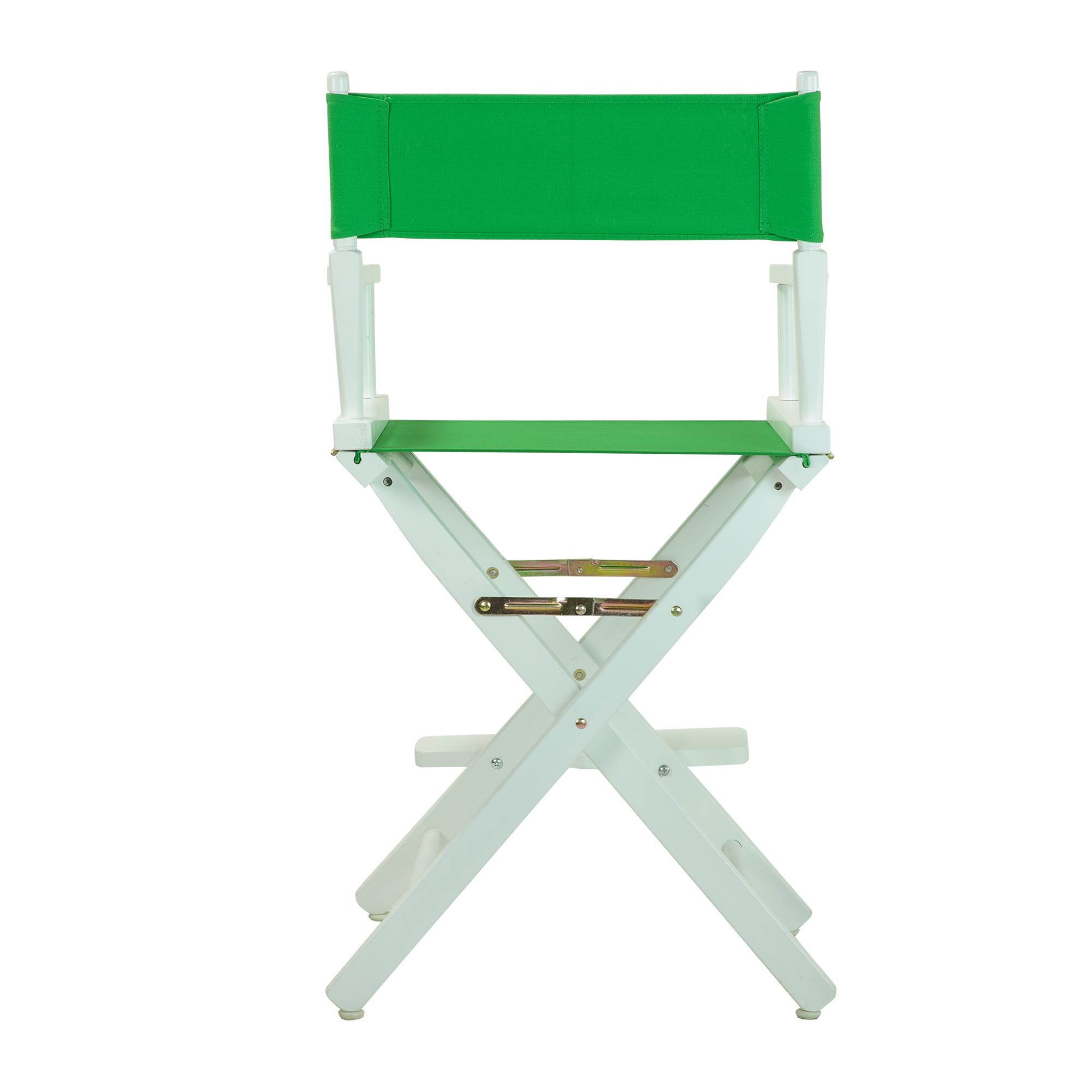 Casual Home 220-01-021-33 24 in. Directors Chair White Frame with Green Canvas