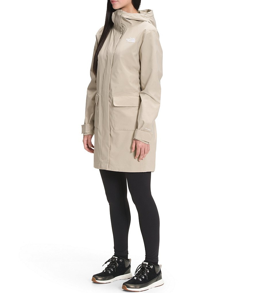 The North Face City Breeze Hooded Windproof Stand Collar Rain Parka II