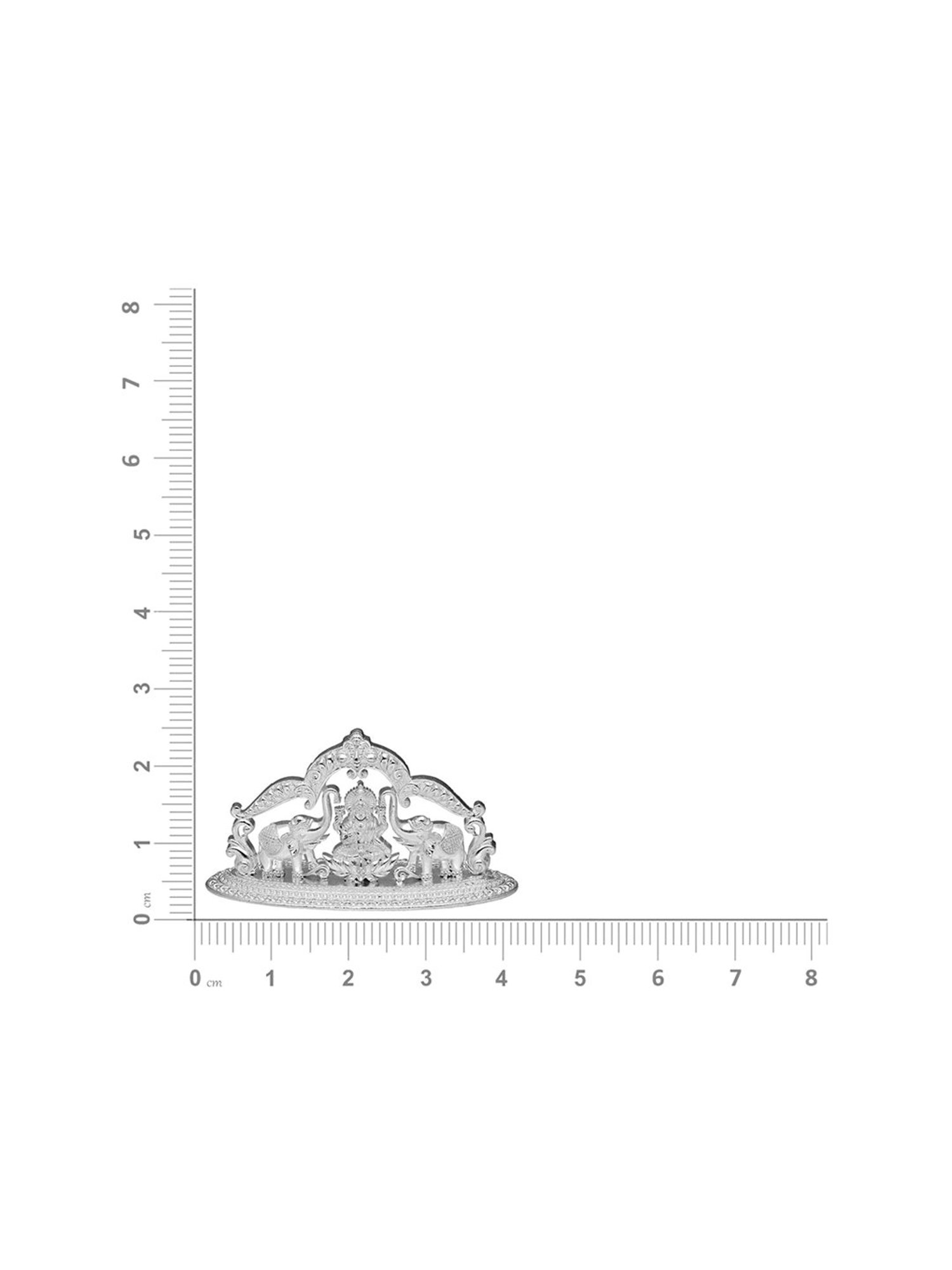 Sri Jagdamba Pearls 0.8 Silver Vishnu Idol