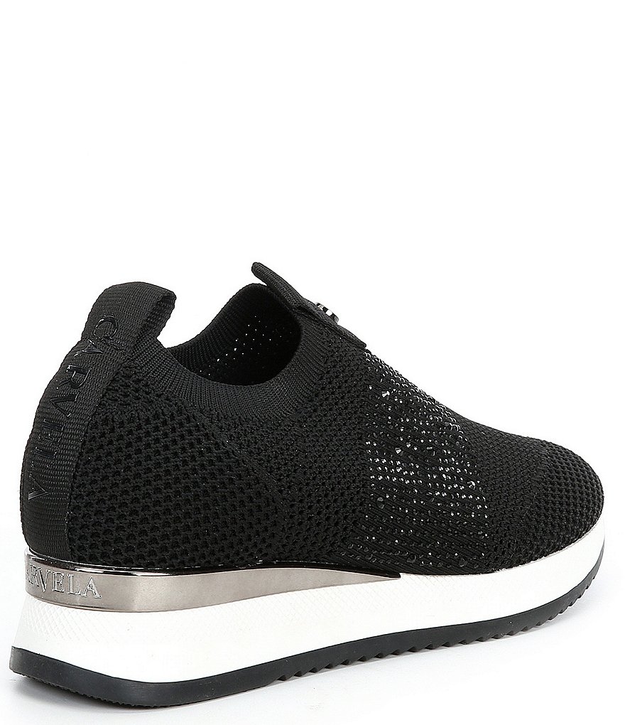 Carvela Janiero Stretch Fabric Slip-On Sneakers