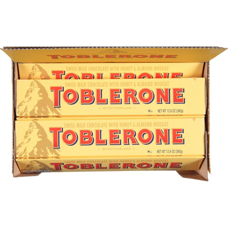 TOBLERONE Swiss Milk Chocolate Candy Bar - 12.6oz