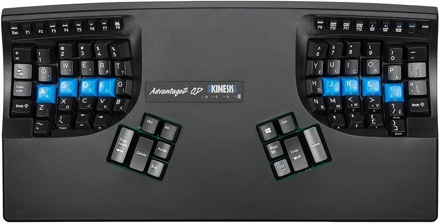 Kinesis Advantage2 QWERTYDvorak Dual-Legend Keycap Set