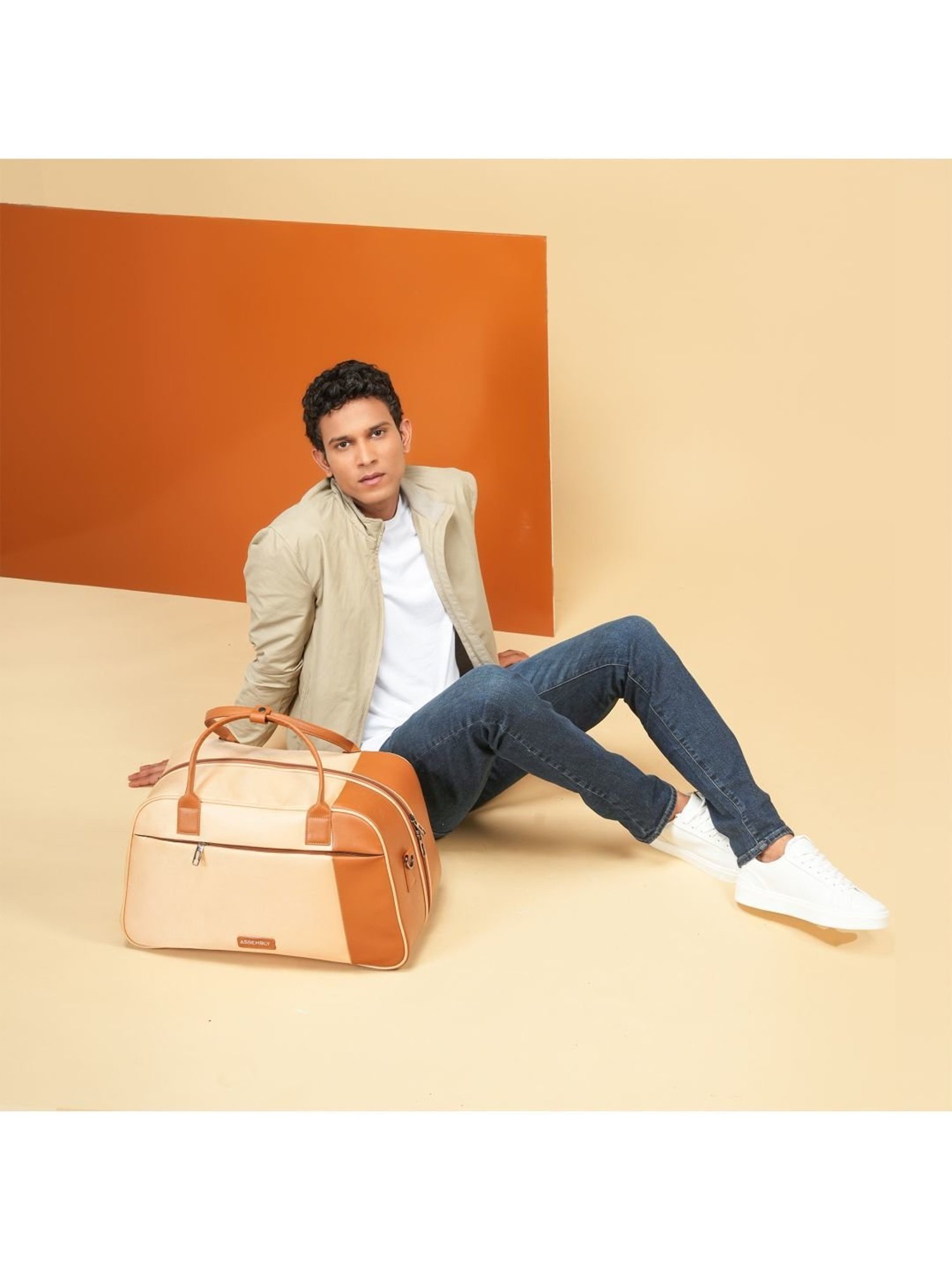 Assembly Beige Large Duffle Bag