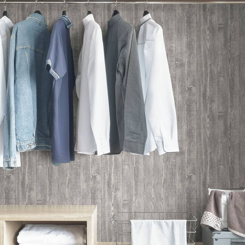 Brewster Portland Wood Peel & Stick Wallpaper