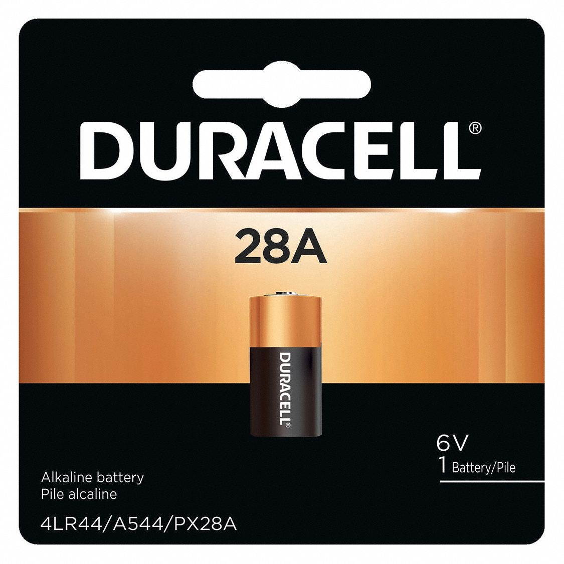 DURACELL PX28A Battery,Size 28A,Alkaline,6V