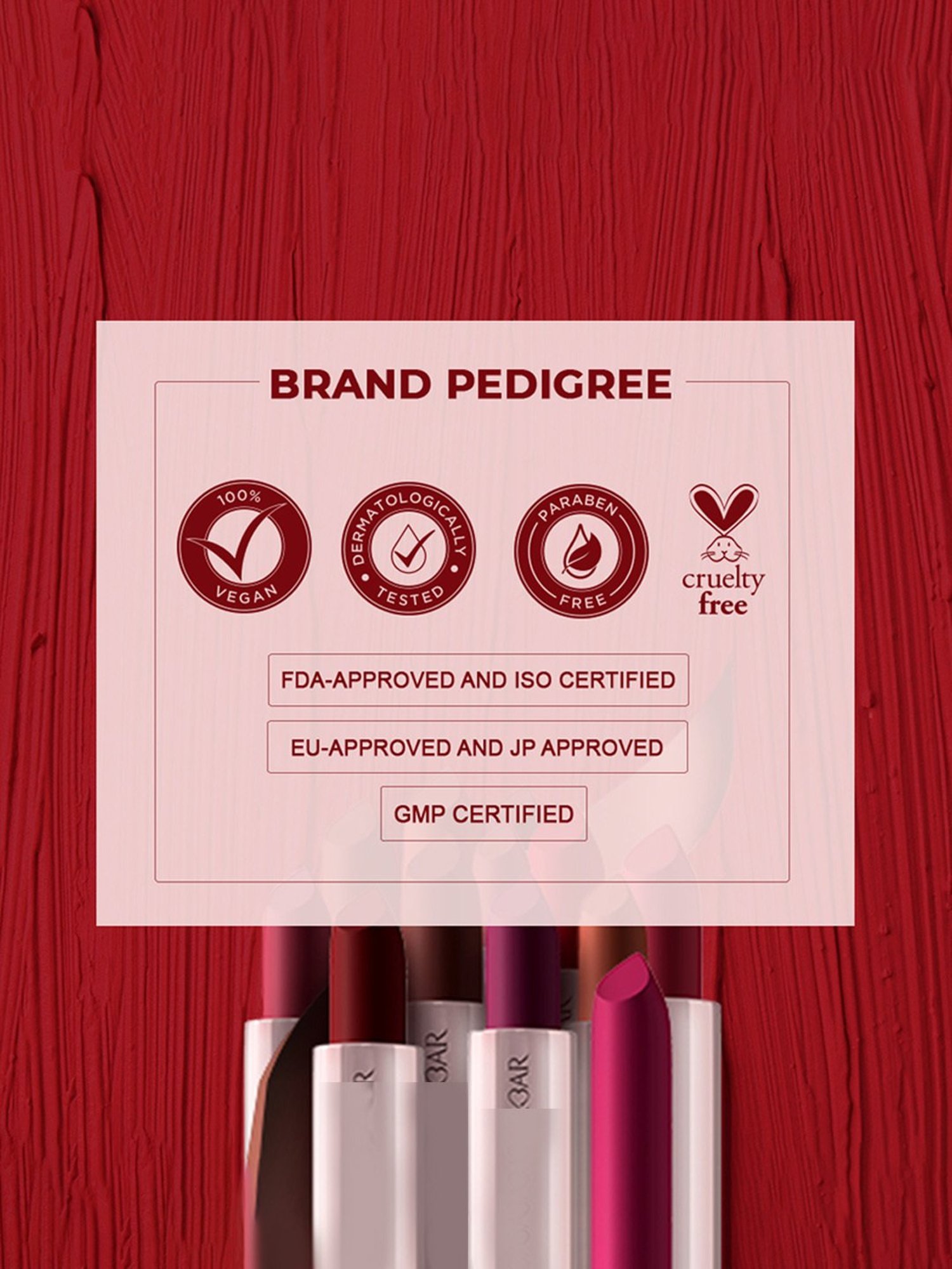 Colorbar Take Me As I Am Matte Lipstick Cherry Bomb-006 - 4.2 gm