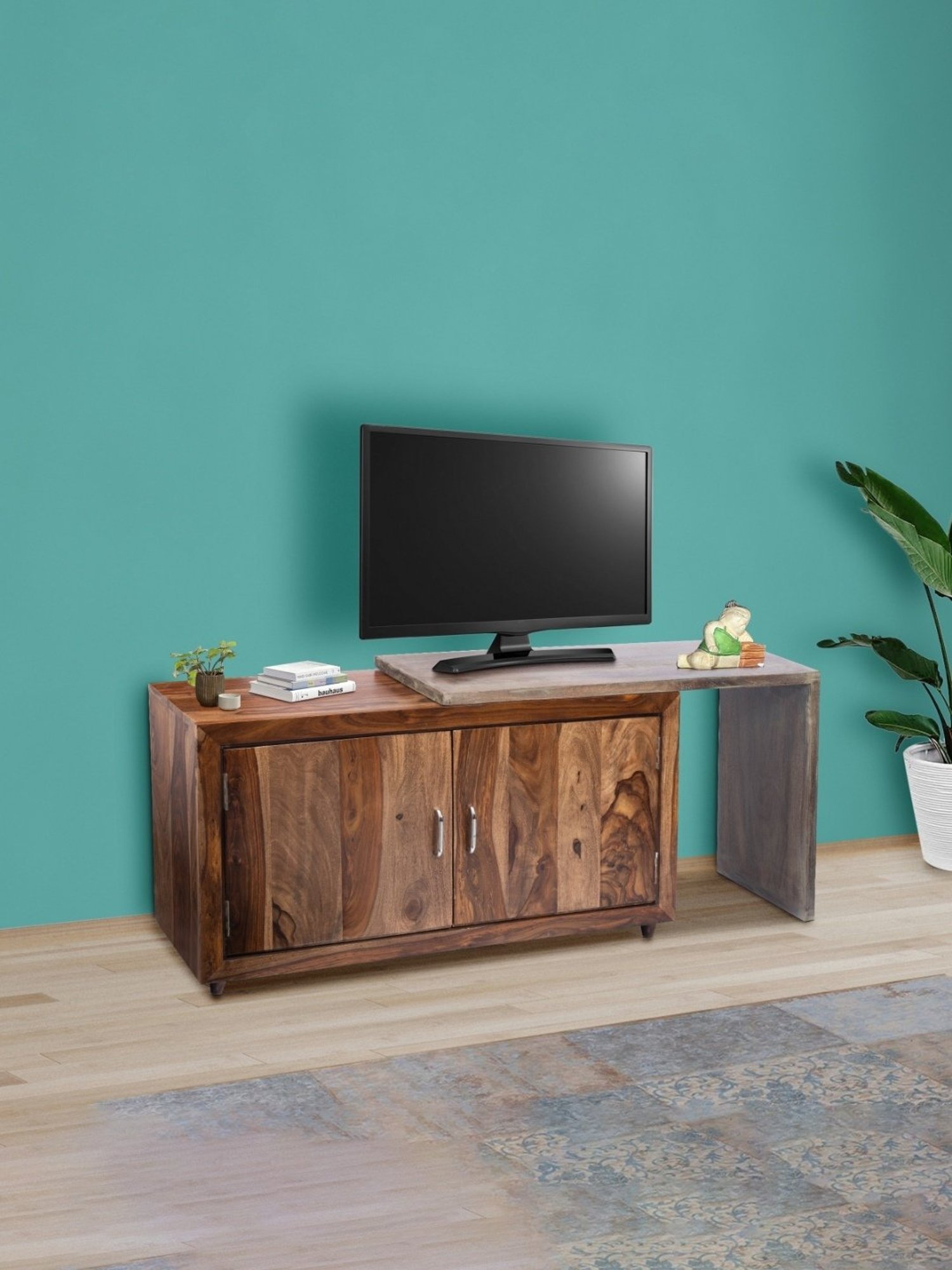 Artisans Rose Vote Hand-painted Multicolor Iron Ballot Box