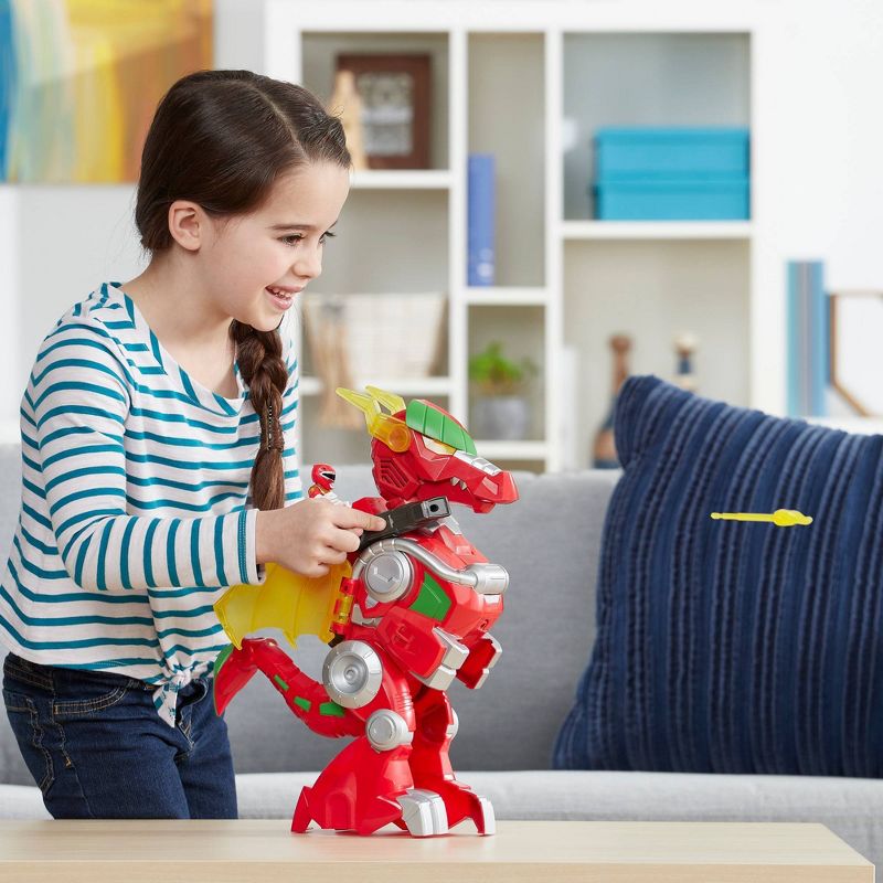 Power Rangers Red Ranger And Dragon Thunderzord Action Figure