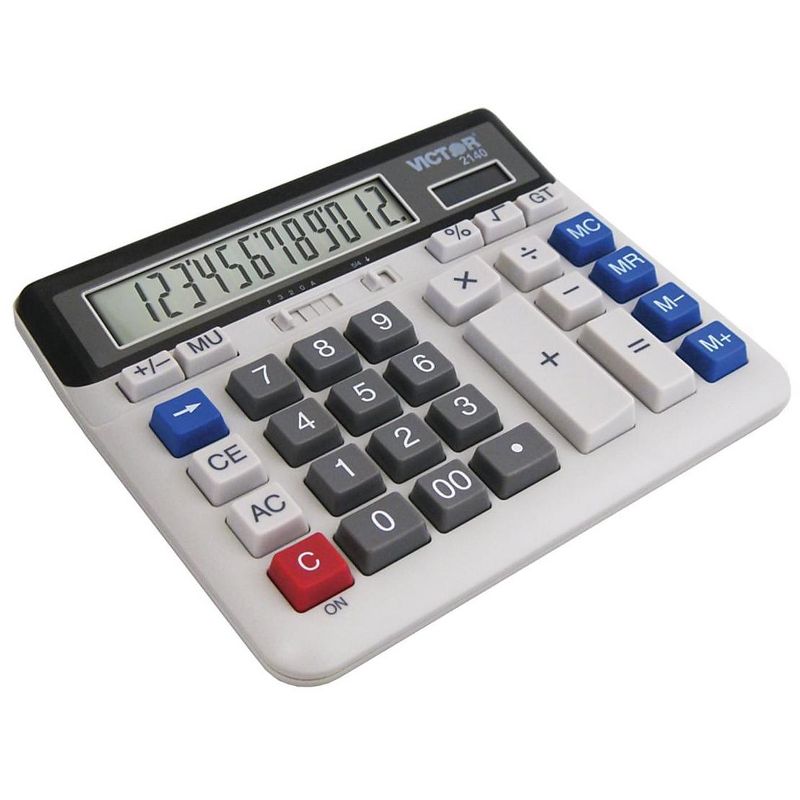 Victor 2140 Desktop Business Calculator 12-Digit LCD 