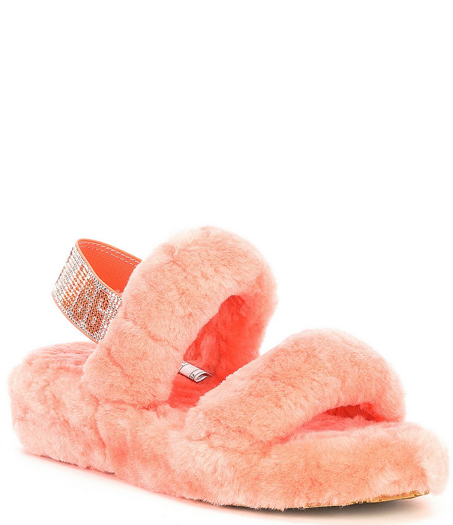 UGG&reg; Oh Yeah Bling Fur Slides