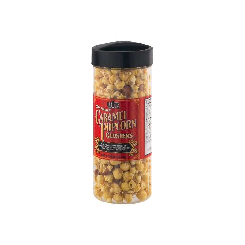 Utz Gourmet Caramel Popcorn Clusters Barrel - 20oz