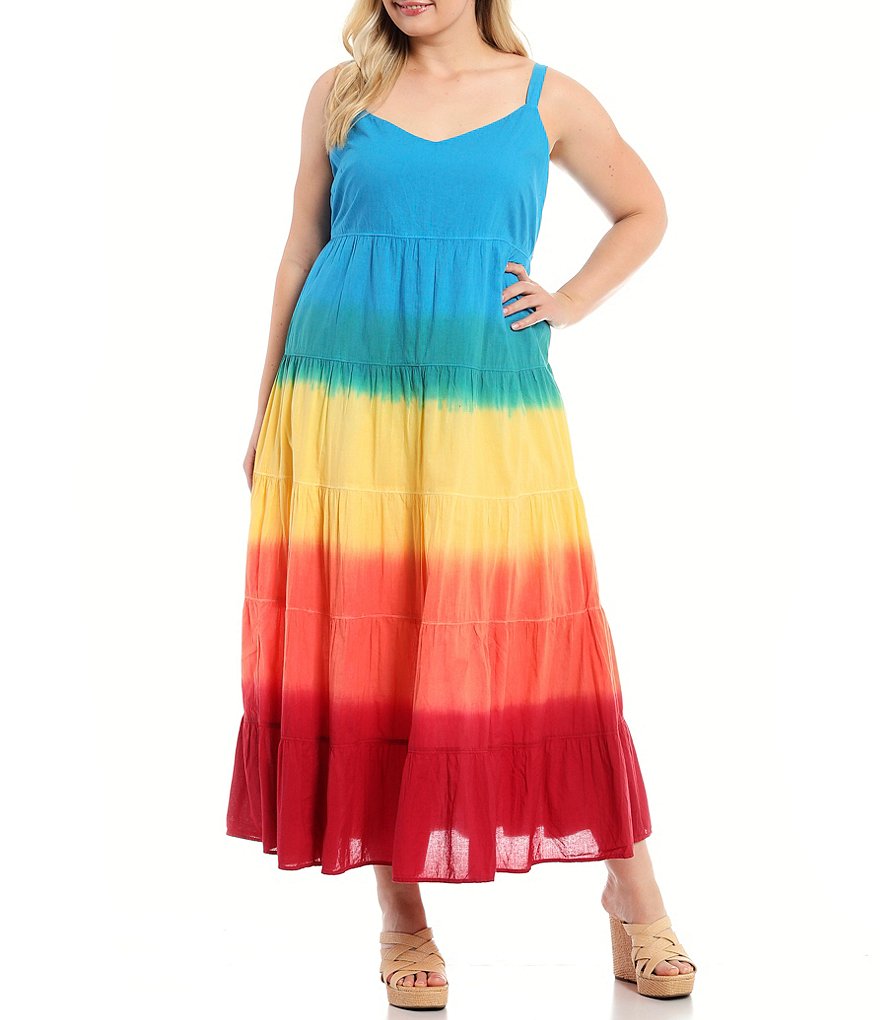 Jessica Simpson Plus Size Lori Solid Lace Trim Split V-Neck Ruffle Yoke Cap Sleeve Top