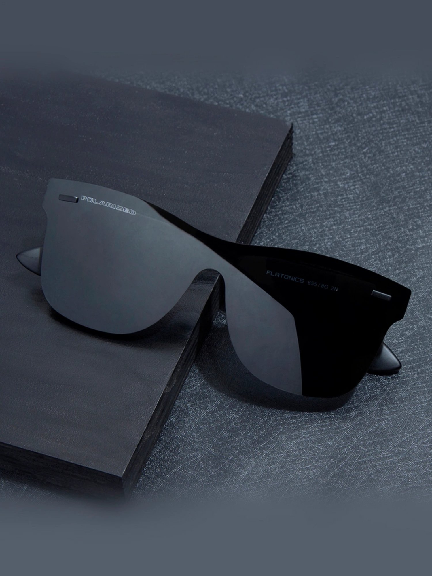 Resist Eyewear Black Polarized Unisex Sunglasses