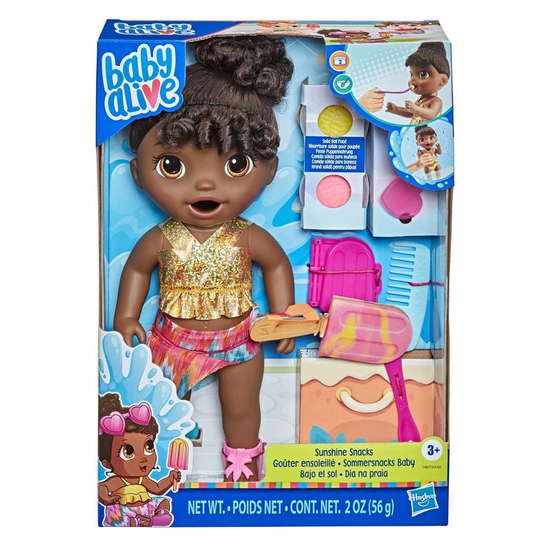 Baby Alive Sunshine Snacks - Black Hair
