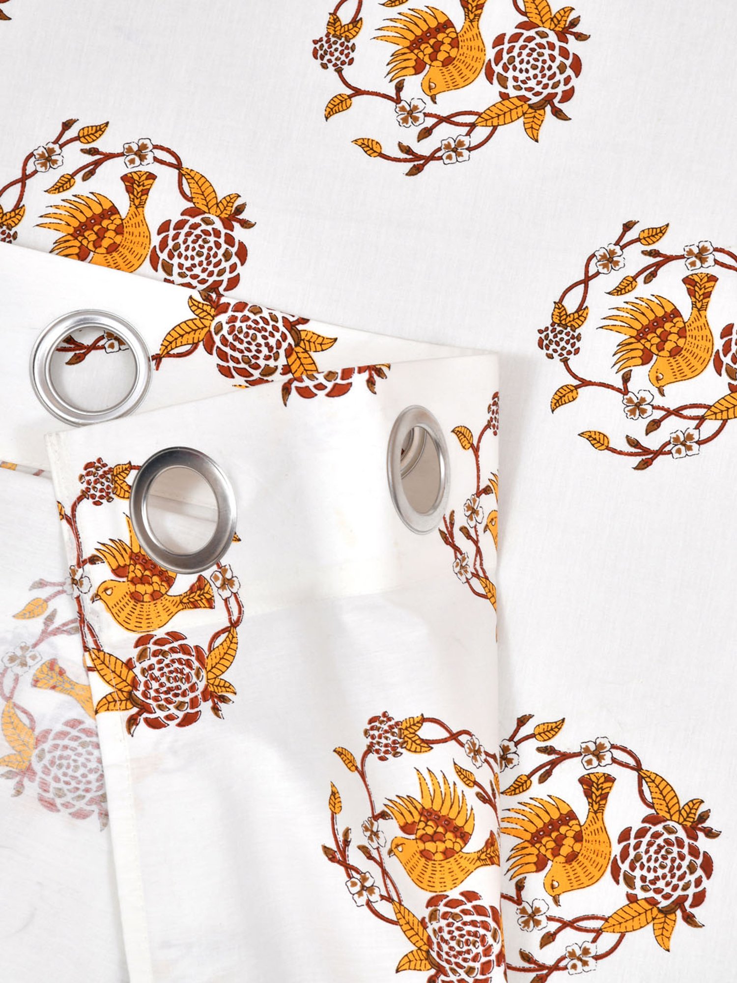 Living Roots Jaipuri Multicolor Cotton 7 ft Door Curtain