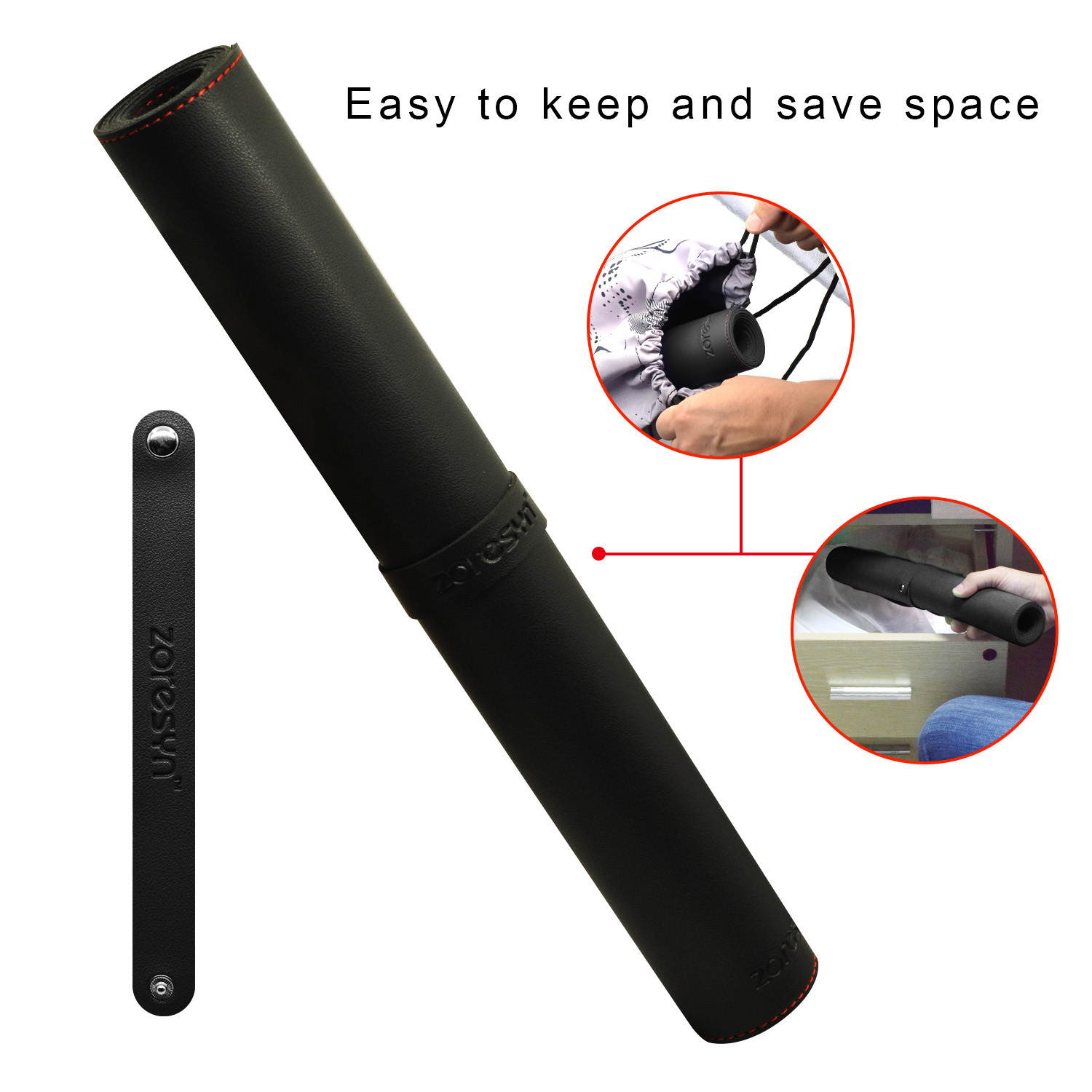 Desk Blotter Protective Mat PU Leather Gaming Mouse Pad  900 *400 MM (Black)