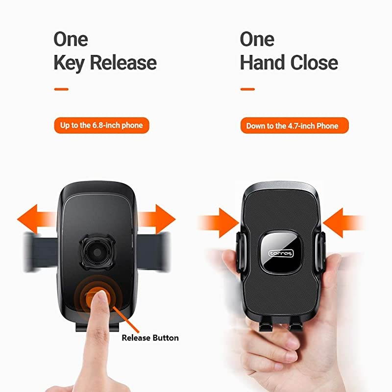 Ultra-Durable] Cell Phone Holder for Car, Universal Car Phone Mount Dashboard Windshield Vent Compatible with iPhone 12 11 Pro Max XS X XR 8 SE, Samsung Galaxy S20+Ultra S10 Note 10 Plus &All