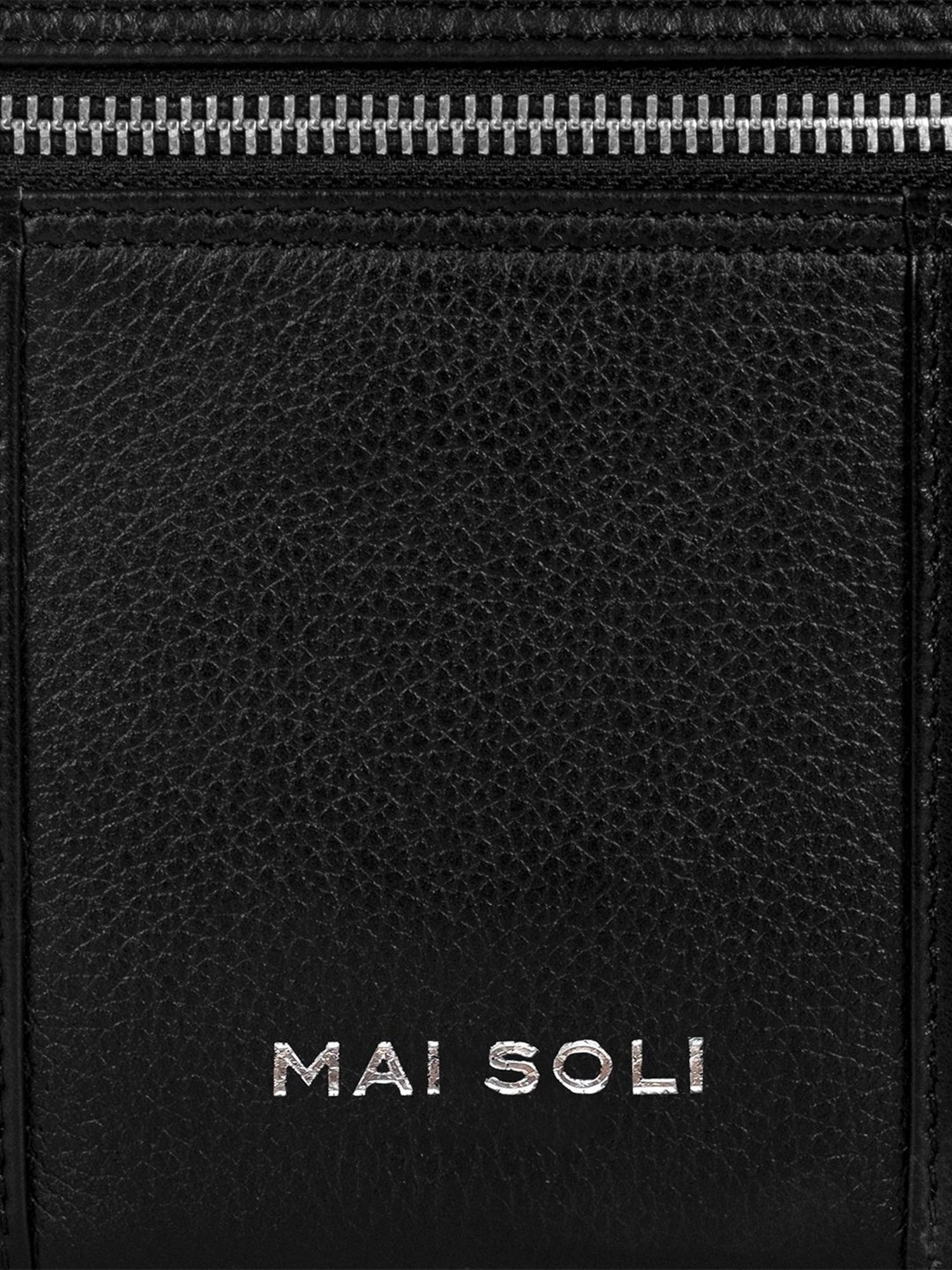 Louis Stitch Brunette Brown Leather Medium Toiletry Pouch