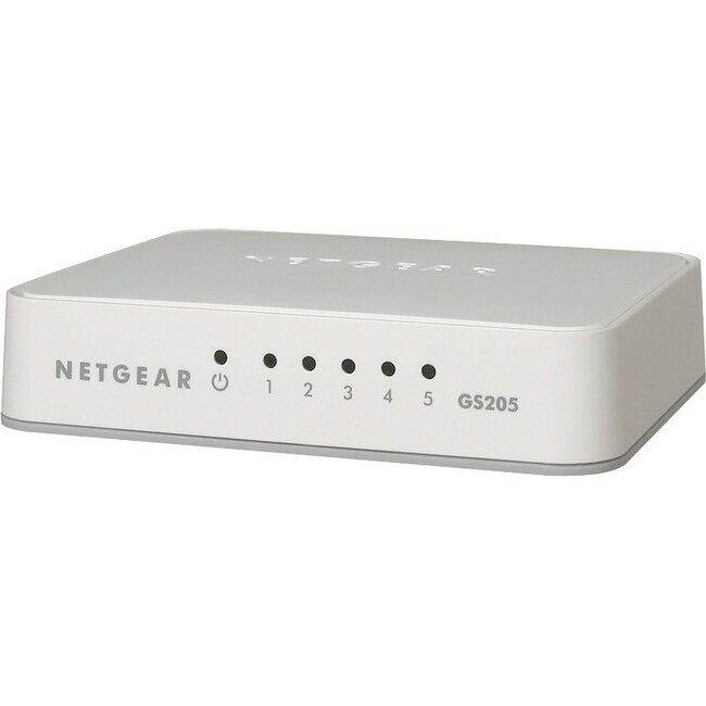 NETGEAR GS205-100PAS 5 Port Gigabit Switch