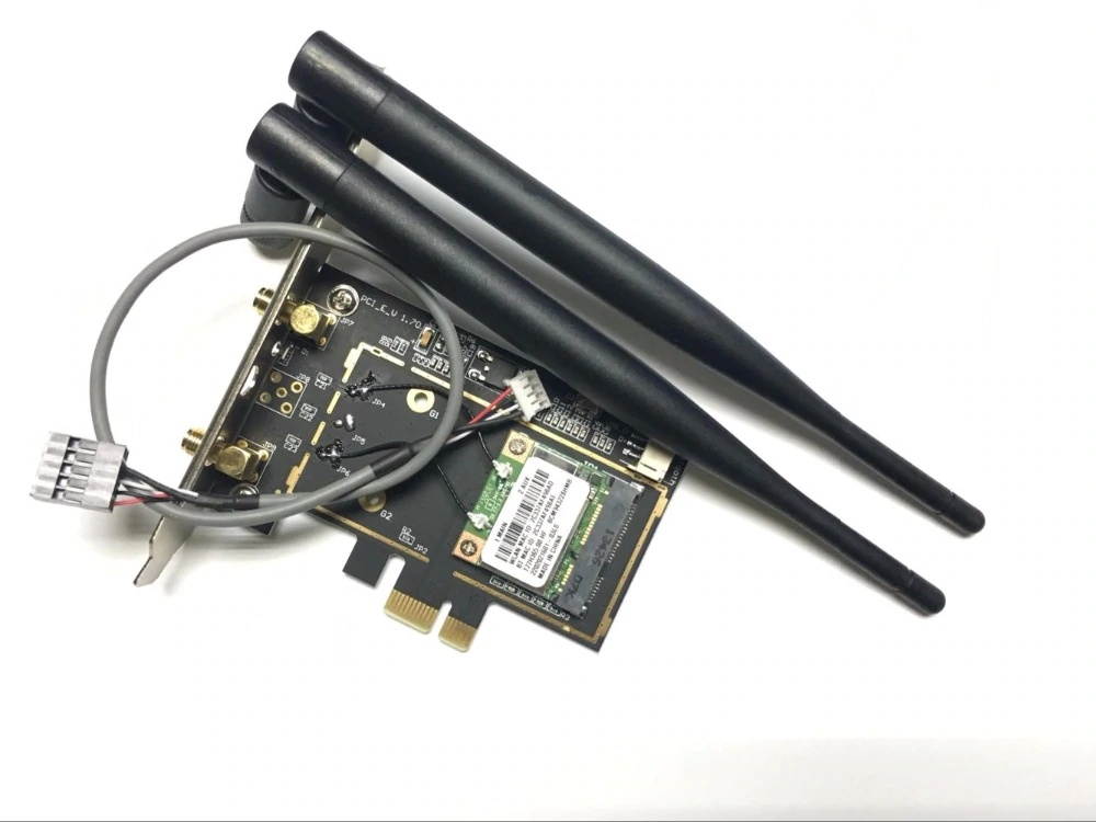 Desktop Broadcom BCM943228HMB 2.4Ghz&5Ghz 802.11abgn BT Bluetooth 4.0 Half MINI PCI-1X Wifi Card