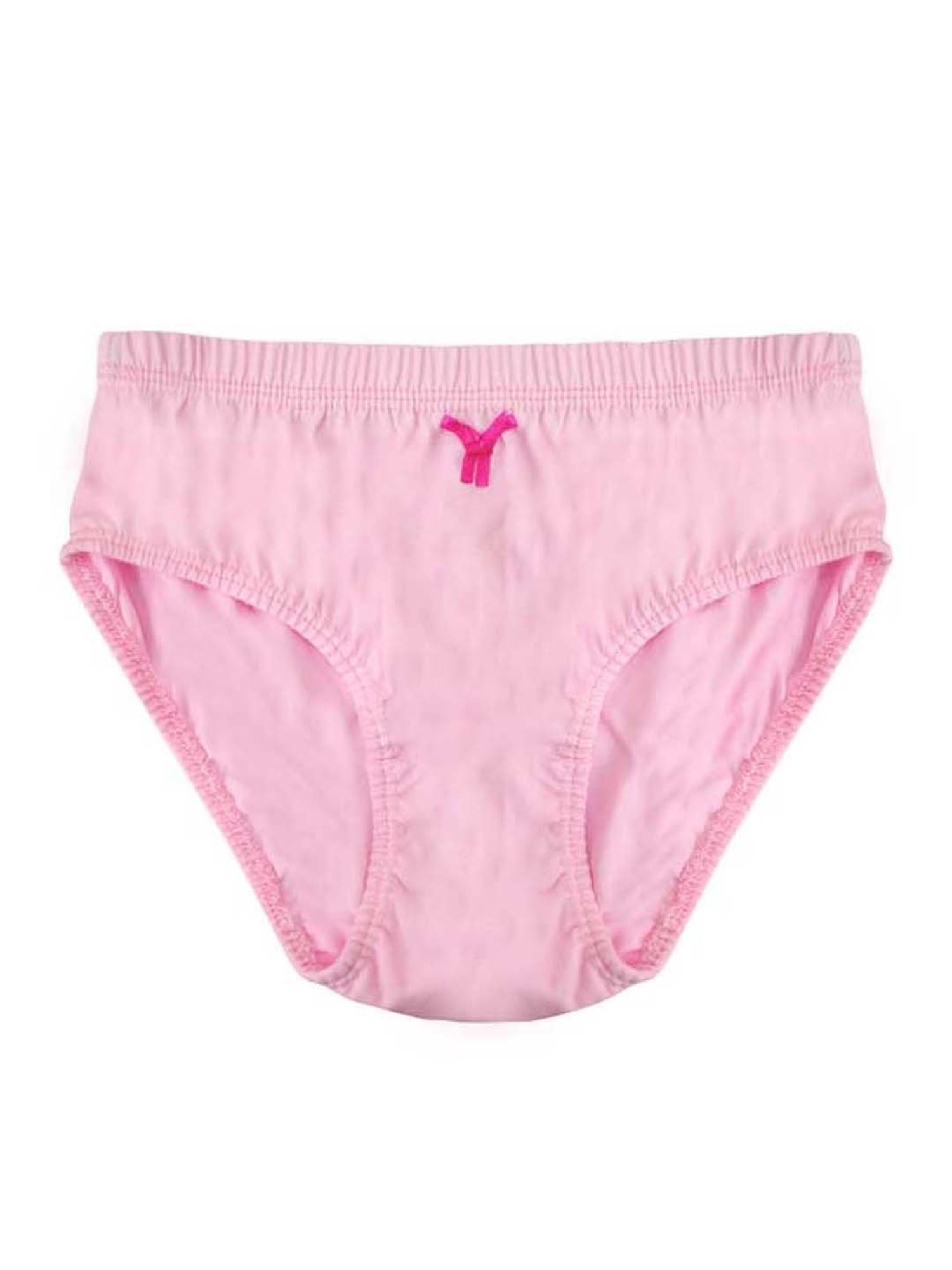 Tiny Bugs Kids Pink Cotton Briefs