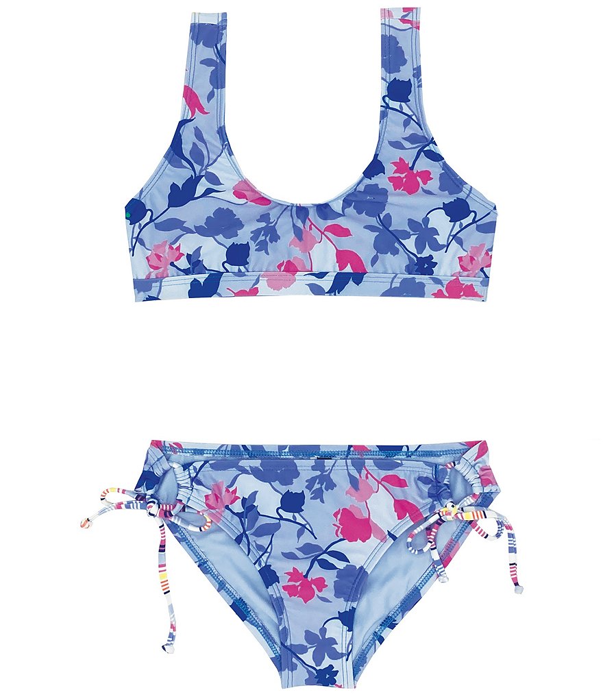 Splendid Big Girls 7-16 Floral Flury Sport Two-Piece Swimsuit