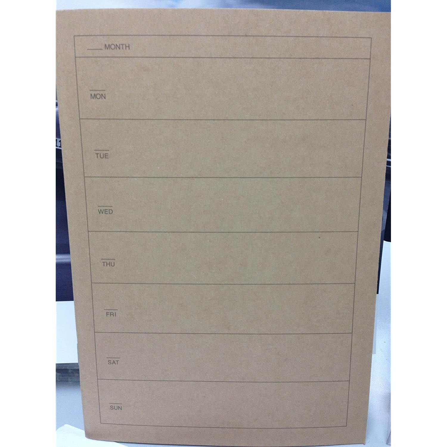 JAPAN MUJI A5 Schedule Note - For Weekly 32 sheets, Model:, Office Accessories & Supply Shop