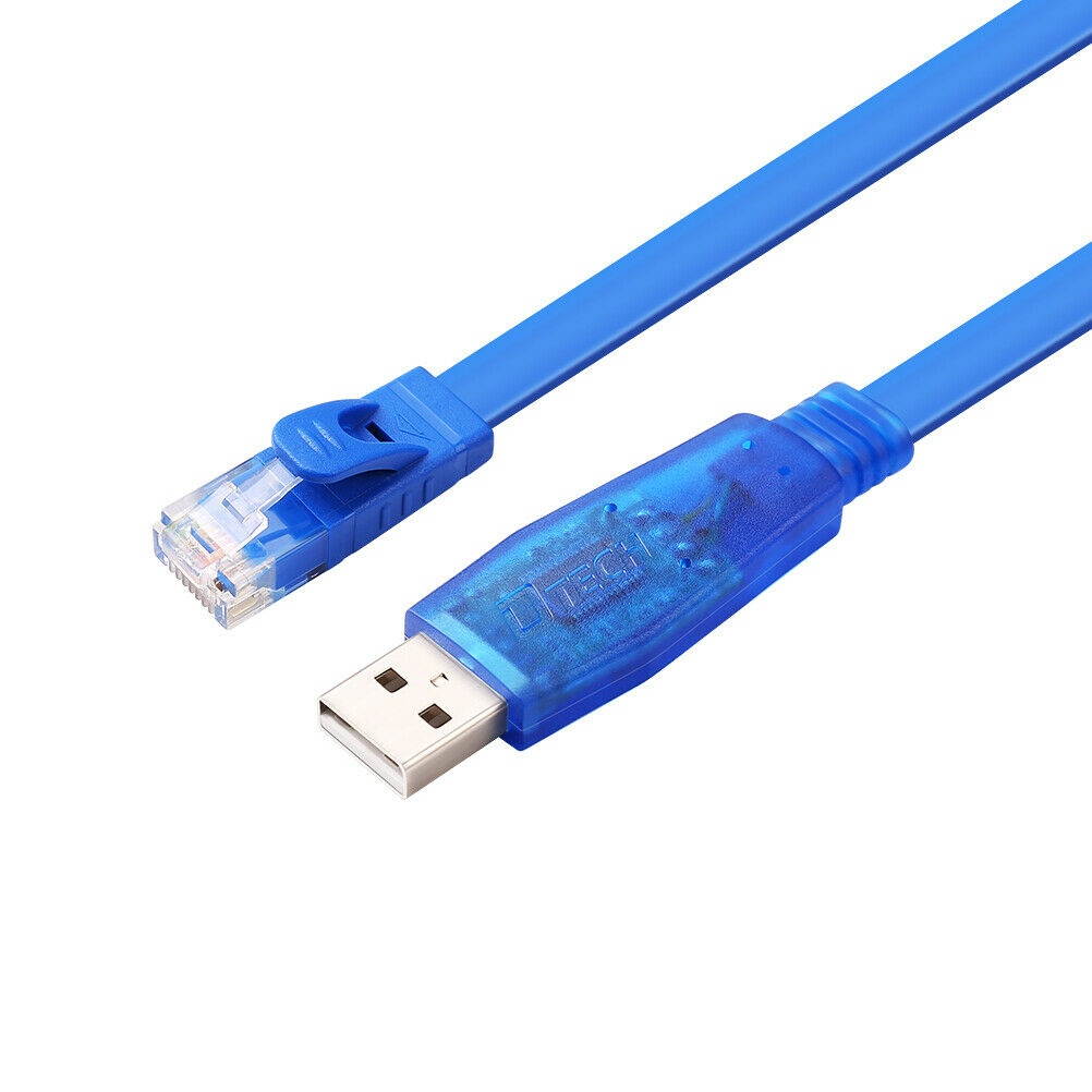 USB to RJ45 Console Cable Serial RS232 Adapter FTDI Chip Windows 10 8 7 4 Feet