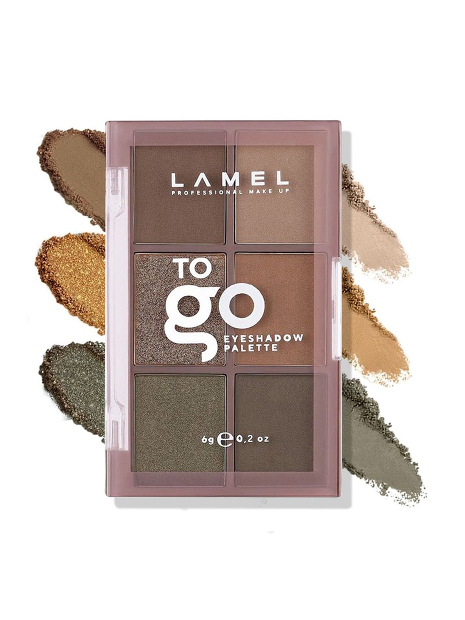 Lamel To Go Eyeshadow Palette 403 Cold Brown - 6 gm