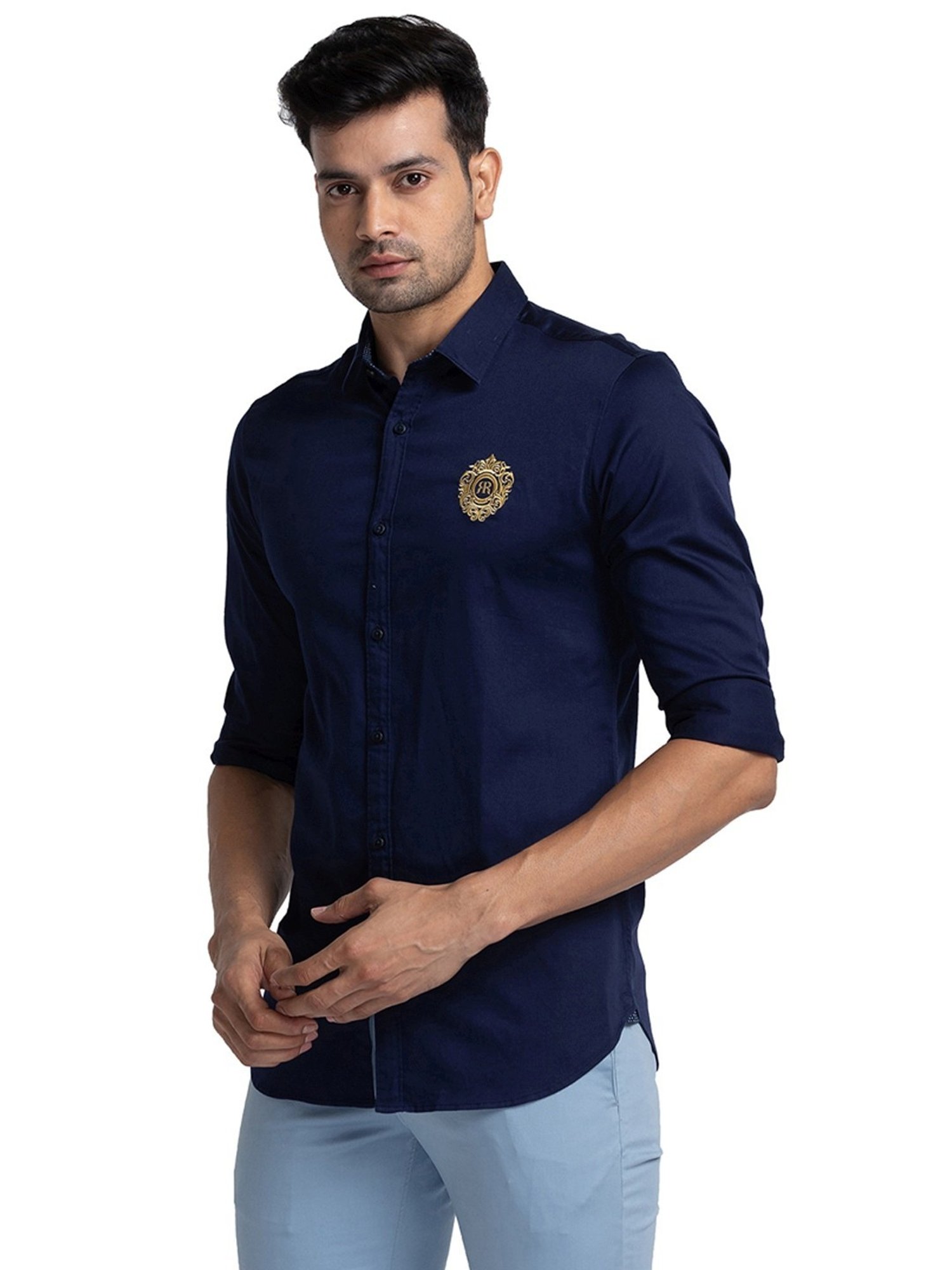 Raymond Indigo Slim Fit Shirt