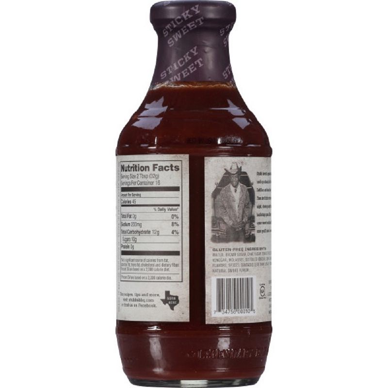 Stubb's Sticky Sweet BBQ Sauce - 18oz