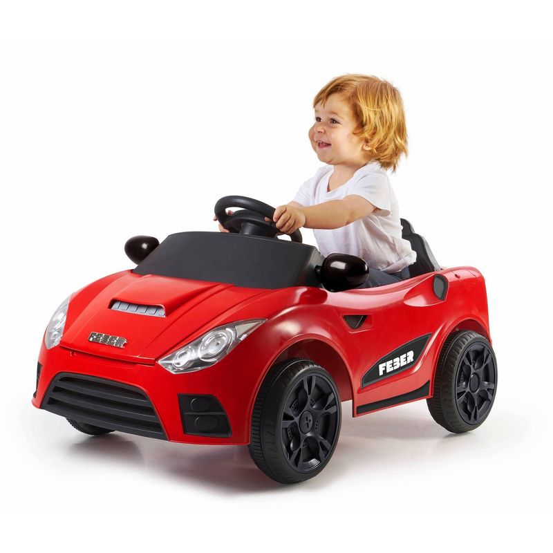 Feber 6V My Real Car 6-in-1 Breakdown Powered Ride-On - Red
