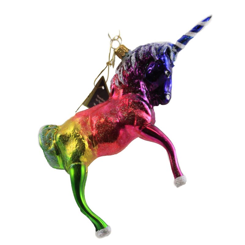 Morawski 4.75" Rainbow Unicorn Ornament Lgbtq Pride  -  Tree Ornaments