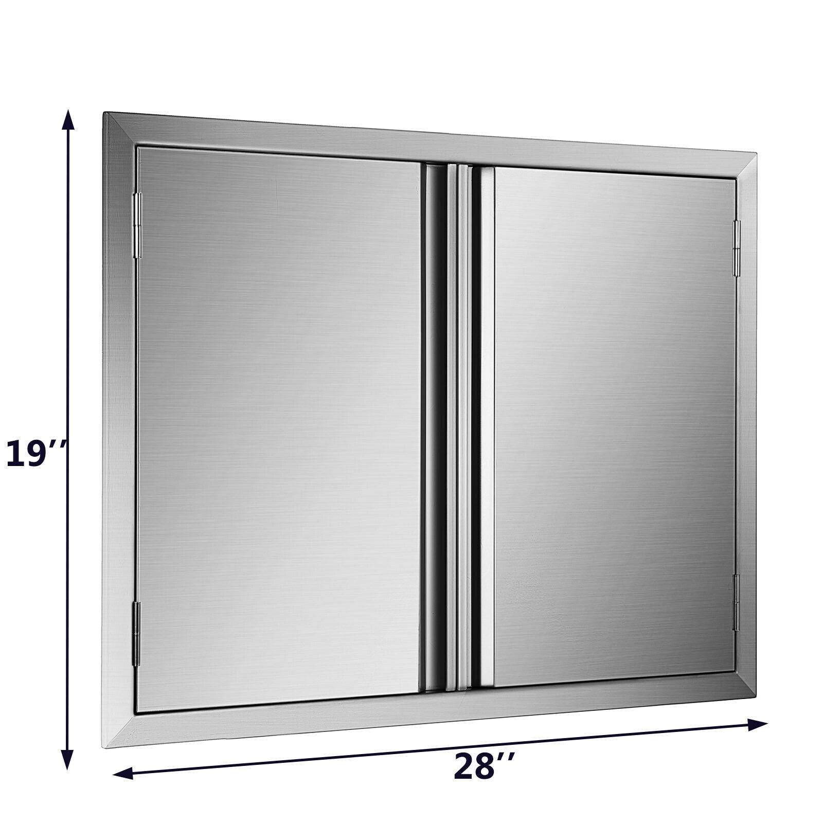 OUTDOOR KITCHEN / BBQ ISLAND 304 STAINLESS STEEL SINGLE DOUBLE ACCESS DOOR 31"